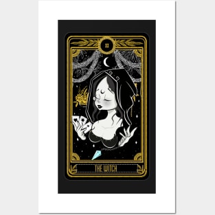 dark witch card Posters and Art